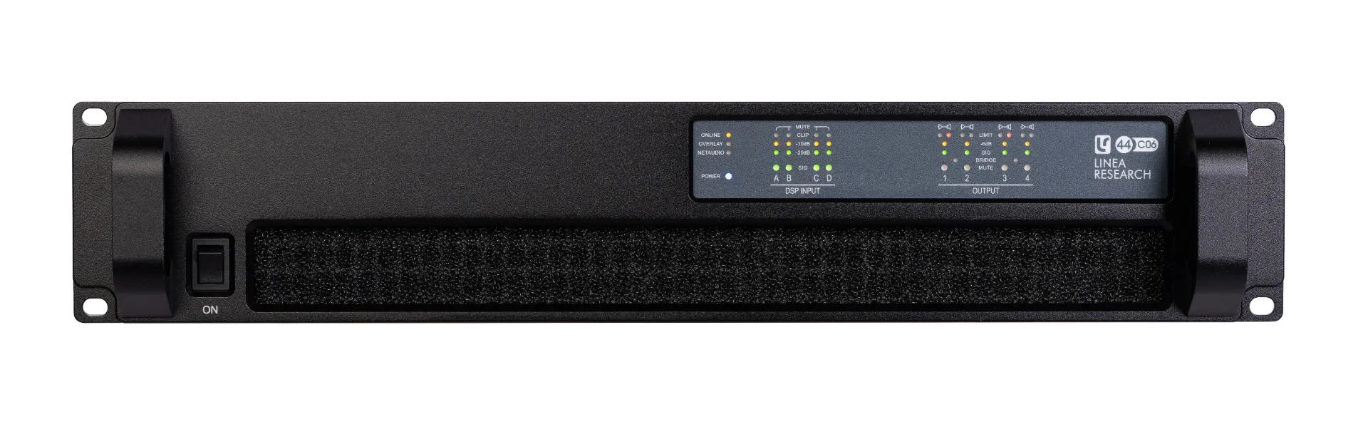 [44C6 Dante 4ch Installation Amplifier 1500w] 44C6 Dante 4ch Installation Amplifier 1500w