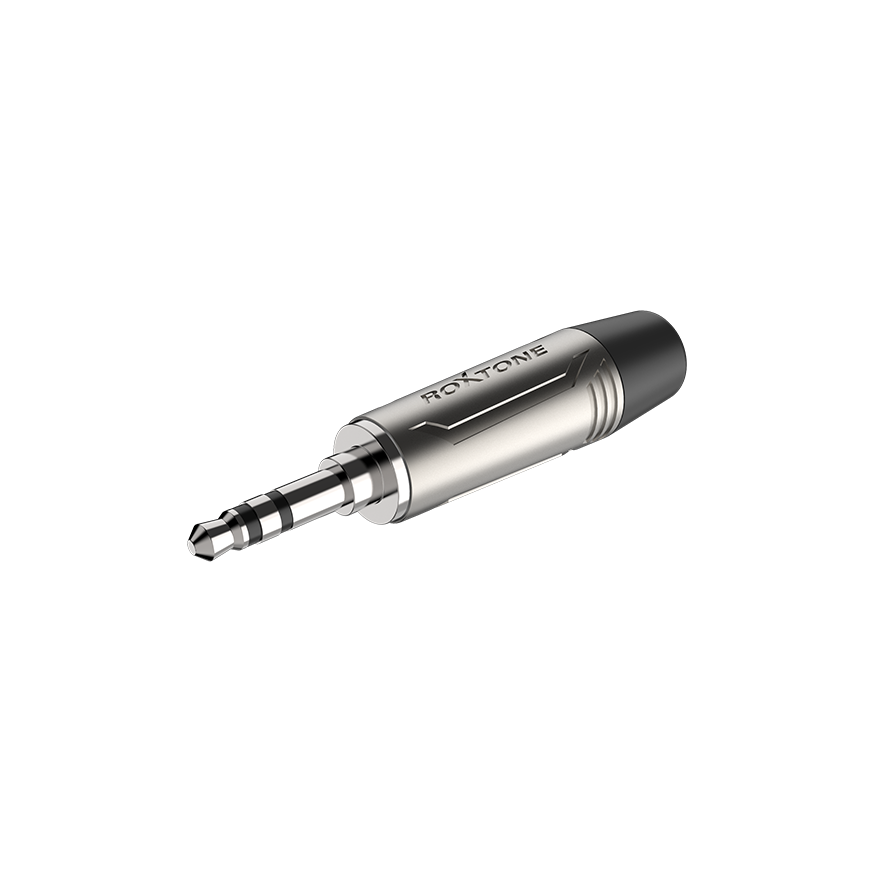 RMJ3PS-BG 3.5mm Stereo Plug, Black / Gold