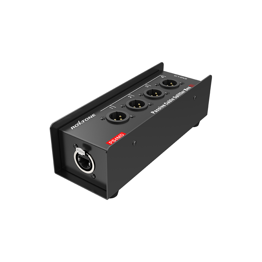 PS4MD CAT Splitter Box, 3P XLR Version