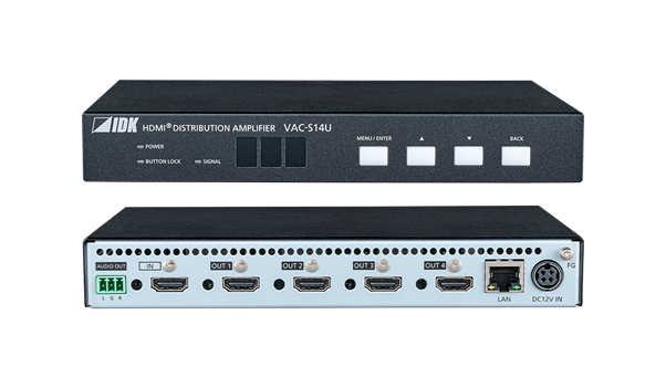 [VAC-S14U, 4K@60 HDMI Distribution Amplifier with 1 Input & 4 Outputs] VAC-S14U, 4K@60 HDMI Distribution Amplifier with 1 Input & 4 Outputs