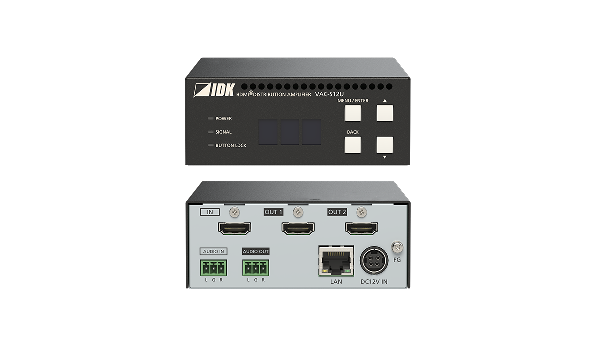 4K@60 HDMI Distribution Amplifier with 1 Input & 2 Outputs