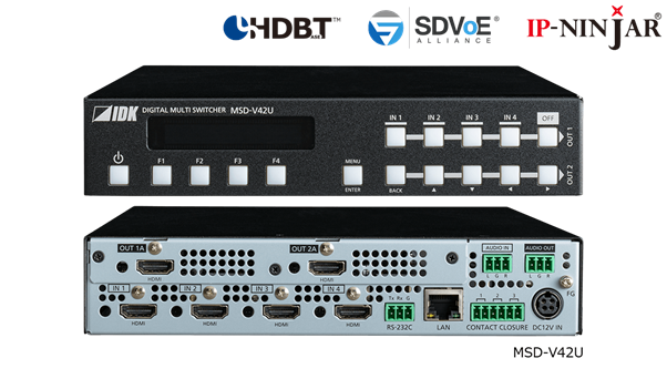 [MSD-V42U, 4K@60 Digital Multi Switcher] MSD-V42U, 4K@60 Digital Multi Switcher