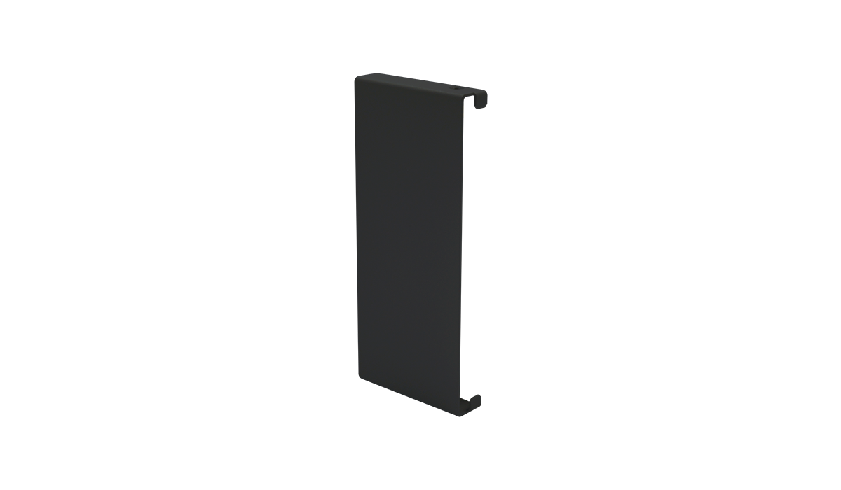 [WC-3S-B] White Plate Cover for NJR Wall Plate (Black)