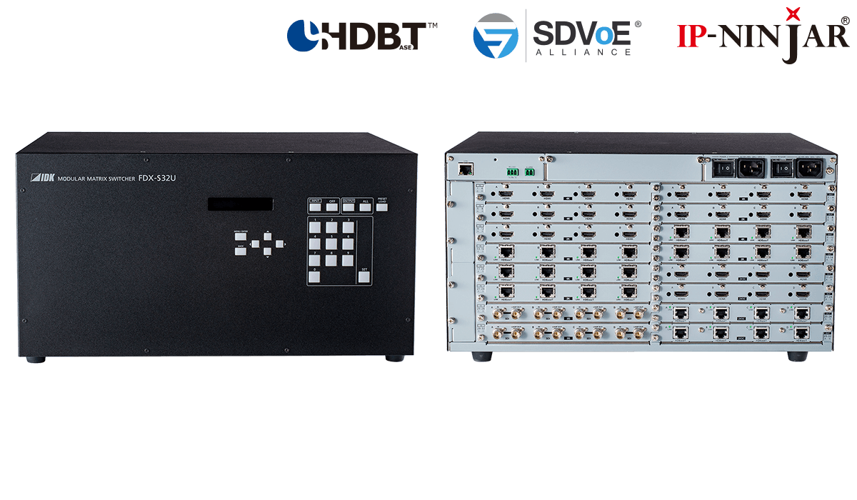 Modular Matrix Switcher with 32 Inputs & 32 Outputs, Frame
