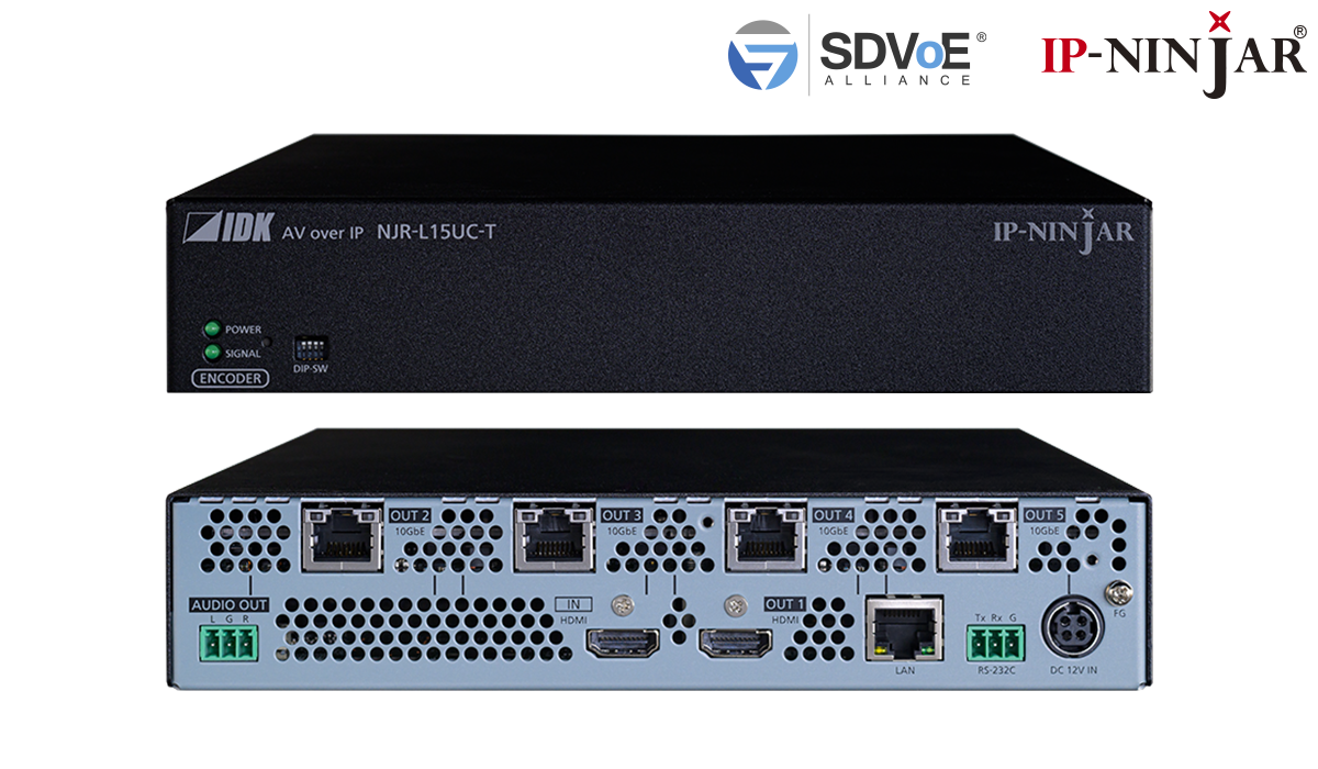 [NJR-L15UC-T] 4K@60 HDMI Encoder with 1 Input and 5 Outputs