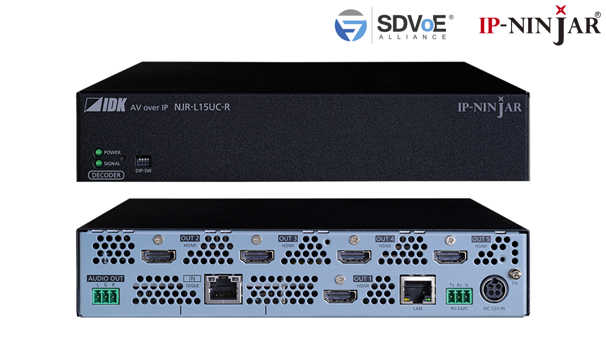 [NJR-L15UC-R] 4K@60 HDMI Decoder with 1 Input and 5 Outputs