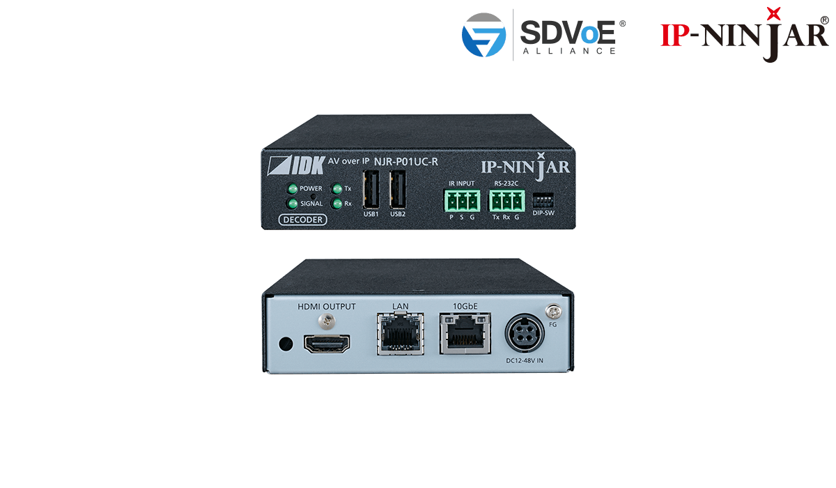 [NJR-P01UC-R] 4K@60 HDMI Decoder CAT model