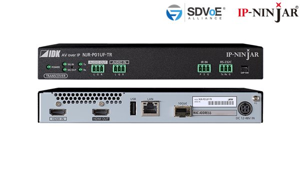 [NJR-P01UF-TR - 4K@60 HDMI Transceiver Fiber model (SFP+ module sold separately)] NJR-P01UF-TR - 4K@60 HDMI Transceiver Fiber model (SFP+ module sold separately)