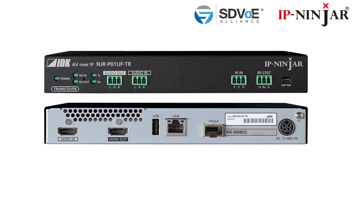 4K@60 HDMI Transceiver Fiber model (SFP+ module sold separately)