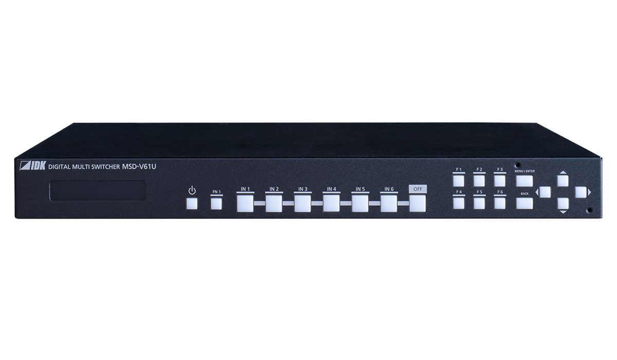 [MSD-V61UC] 4K@60 Digital Multi Switcher with 6 Inputs and 1 Output SDVoE Output CAT model