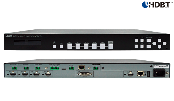 MSD-S51 - Digital Multi Switcher with 5 Inputs & 1 Output