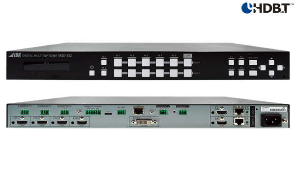 [MSD-S52 - Digital Multi Switcher with 5 Inputs & 2 Outputs] MSD-S52 - Digital Multi Switcher with 5 Inputs & 2 Outputs