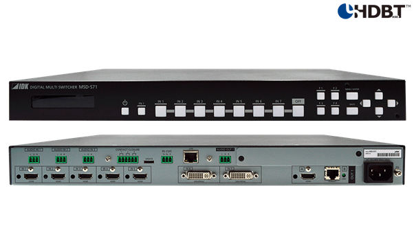 MSD-S71 - Digital Multi Switcher with 7 Inputs & 1 Output