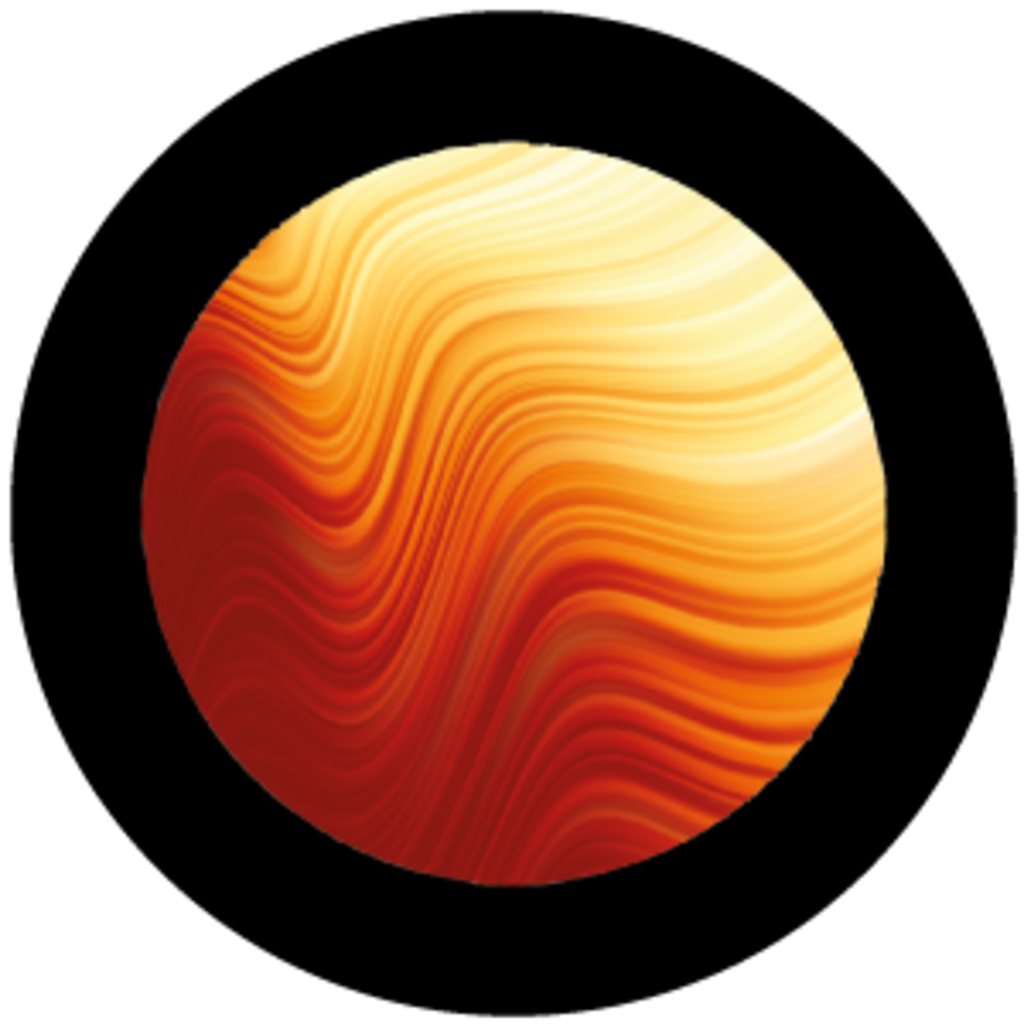 Orange Waves