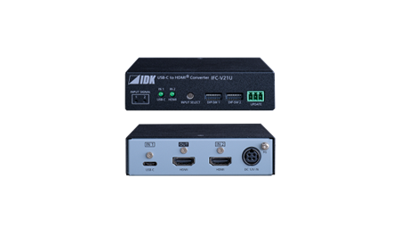 [IFC-V21U - 4K@60 (4:4:4) USB-C (Alt Mode) to HDMI Converter/Switcher with 2 Inputs & 1 Output] IFC-V21U - 4K@60 (4:4:4) USB-C (Alt Mode) to HDMI Converter/Switcher with 2 Inputs & 1 Output