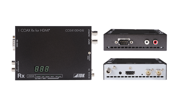 COS-R100HD-B - HDMI Coaxial Cable Receiver