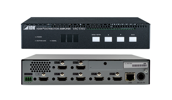 [VAC-S16U - 4K@60 HDMI Distribution Amplifier with 1 Input & 6 Outputs] VAC-S16U - 4K@60 HDMI Distribution Amplifier with 1 Input & 6 Outputs