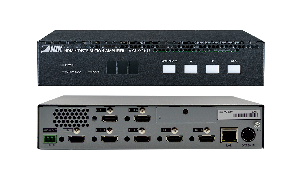 4K@60 HDMI Distribution Amplifier with 1 Input & 6 Outputs