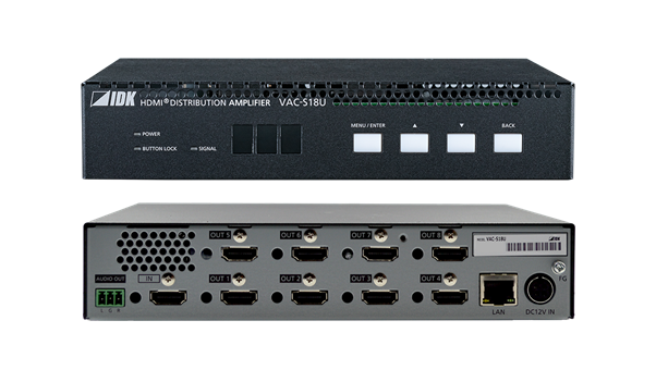 [VAC-S18U - 4K@60 HDMI Distribution Amplifier with 1 Input & 8 Outputs] VAC-S18U - 4K@60 HDMI Distribution Amplifier with 1 Input & 8 Outputs