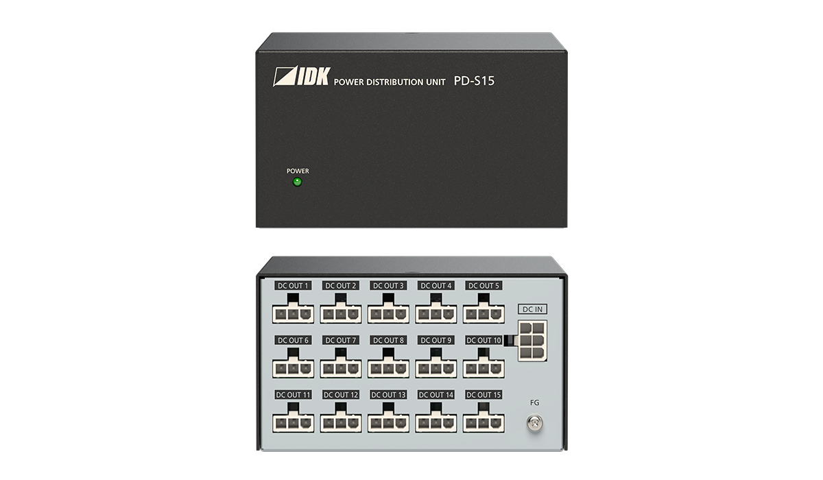 Power Distribution Unit with 5/12 V- 15 Outputs