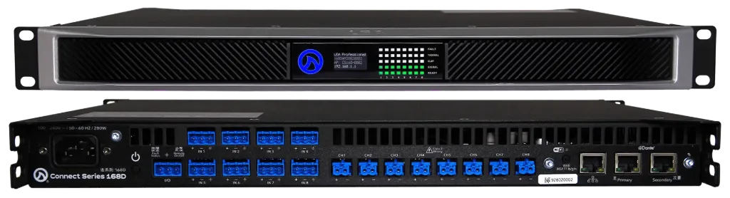 [LEA CS168D - 8x 160w 8ch Amplifier with DANTE] CS168D