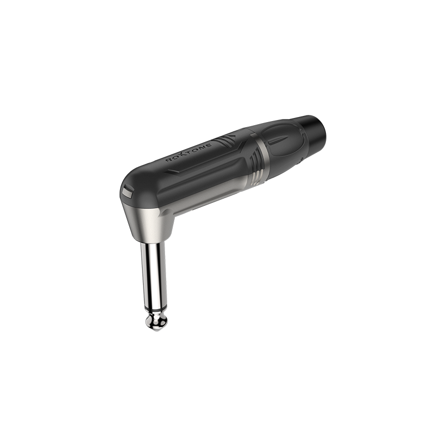 RJ2RP-NN 6.3mm Right Angle Mono Plug, Nickel