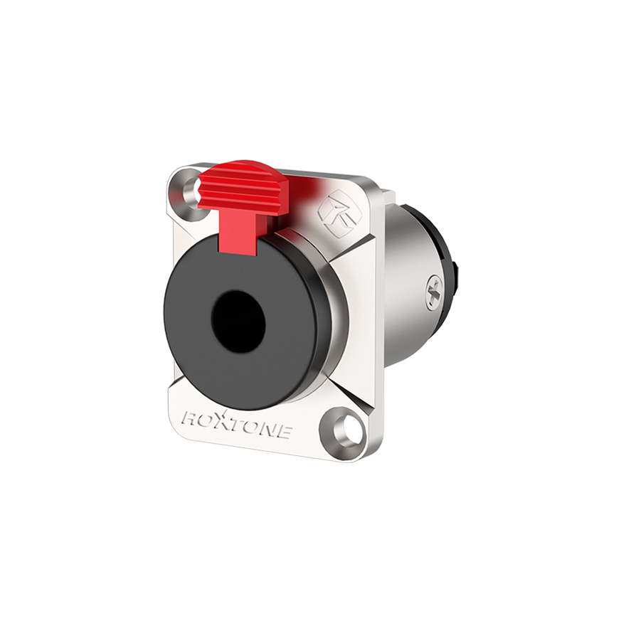 RJ3FD-NT Chassis 6.3mm Stereo Jack, Nickel / Tin
