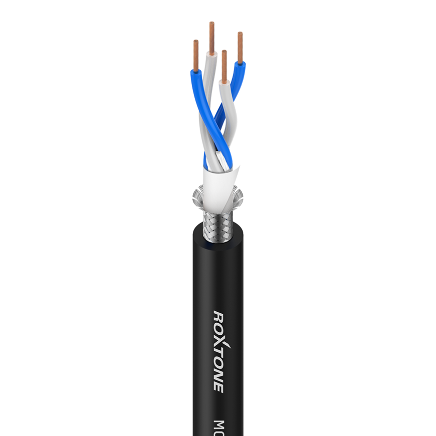 MC040 Starquad Microphone Cable, 24AWG, 4 x 0.22 mm2