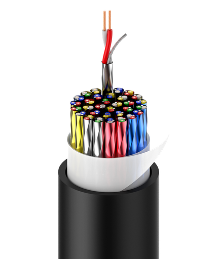 [TCC8L1000BK] TCC8 Multicore Audio Cable, 26AWG, 8 x 2 x 0.14 mm2