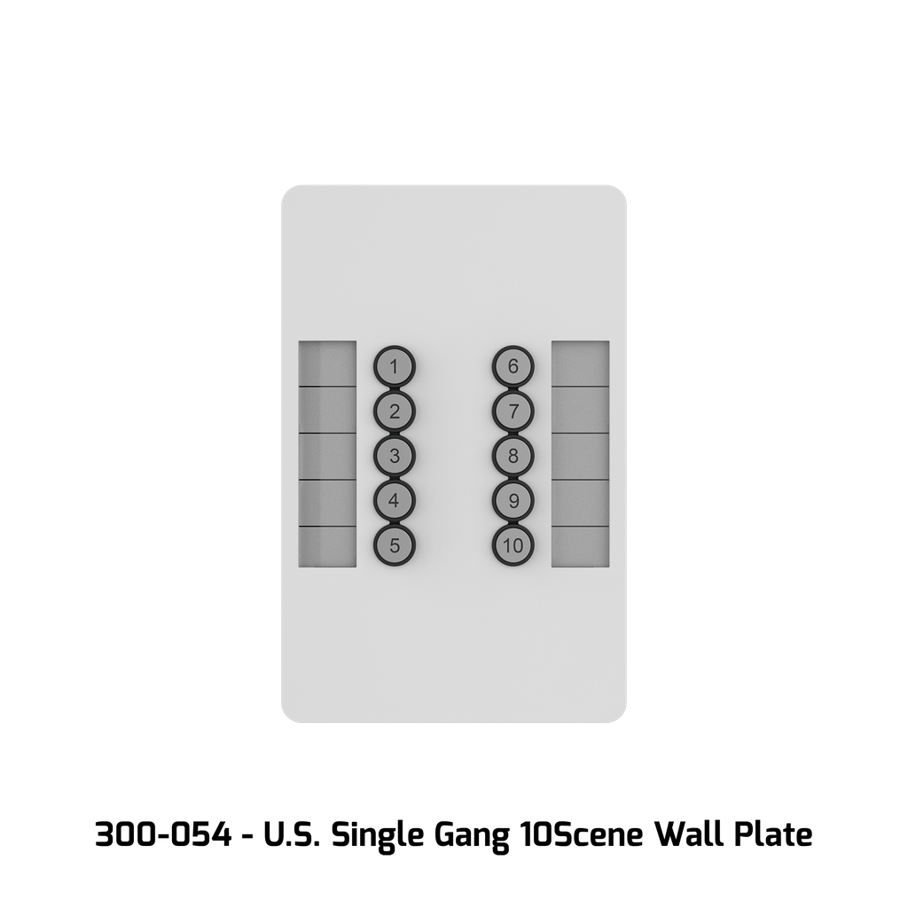 SnakeSys 10Scene Wall Plate White (Dual Pack) US