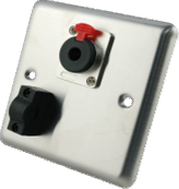 RWPS004-SL SS Wall Panel with 1x6.3mm stereo F