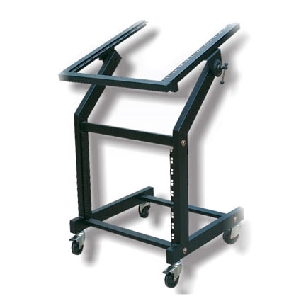 RS001+RP1U8H Professional 21U 19" rack stand with rack panel 1U 8 holes