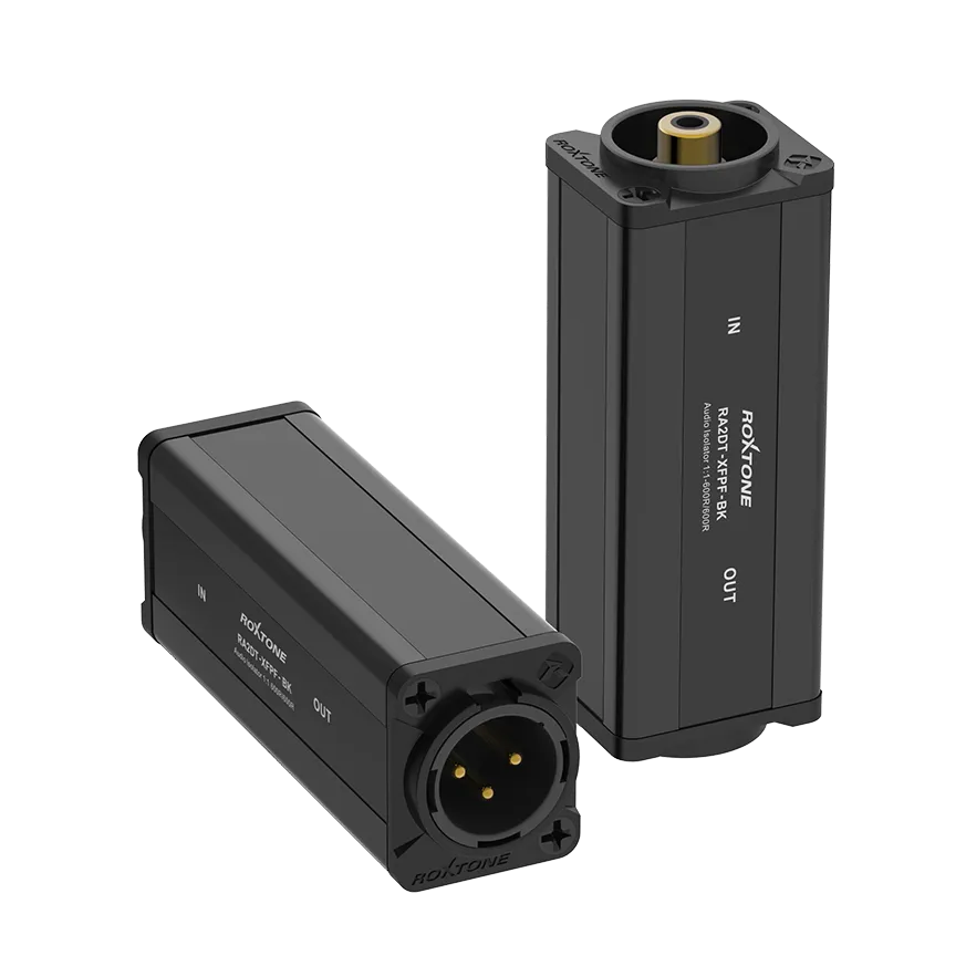 RA058-RA2DT-XMPF Single Channel Isolator - RCA to XLR