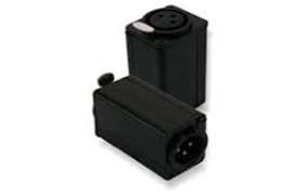 RA056 D shape adapter: 3p XLR F to 3p XLR M