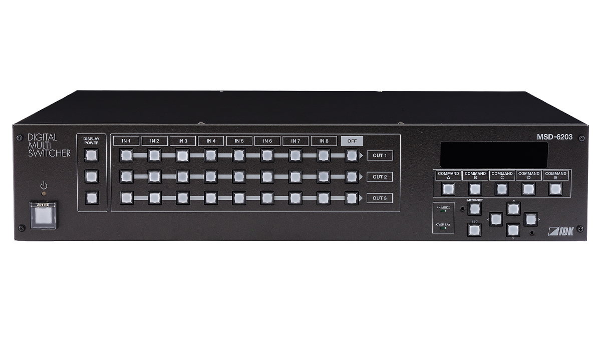 4K Digital Multi Switcher with 8 Inputs & 3 Outputs-Standard model